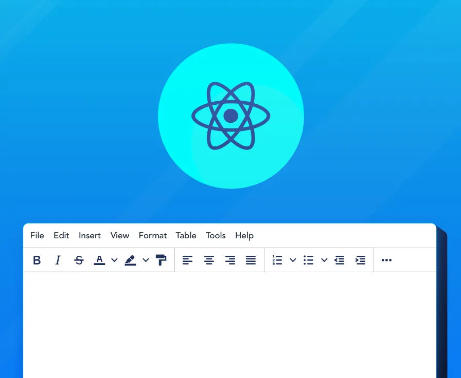 Emulating an online document editor with TinyMCE in React